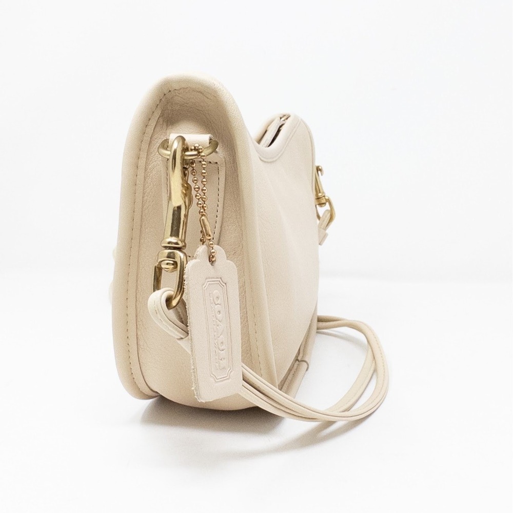 Vintage‎ Coach Bone Leather Swinger Bag 4080 Crossbody Shoulder Bag 90s Archival - Picture 2 of 12
